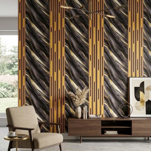 Wallpaper Dinding Motif Kayu Triplek Coklat Wallpaper Dinding Sticker